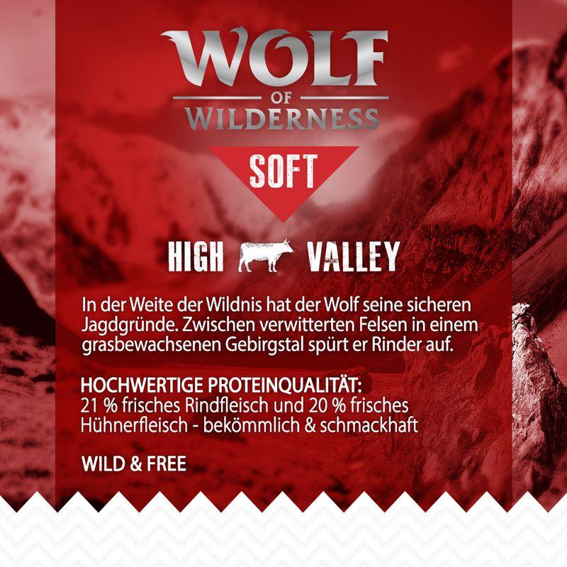 zooplus Wolf of Wilderness Soft - High Valley Rind - getreidefrei kaufen Im Verkauf