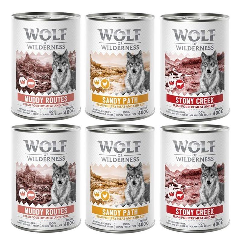 zooplus Wolf of Wilderness Senior - Mixpaket kaufen 50% Rabatt für begrenzte Zeit