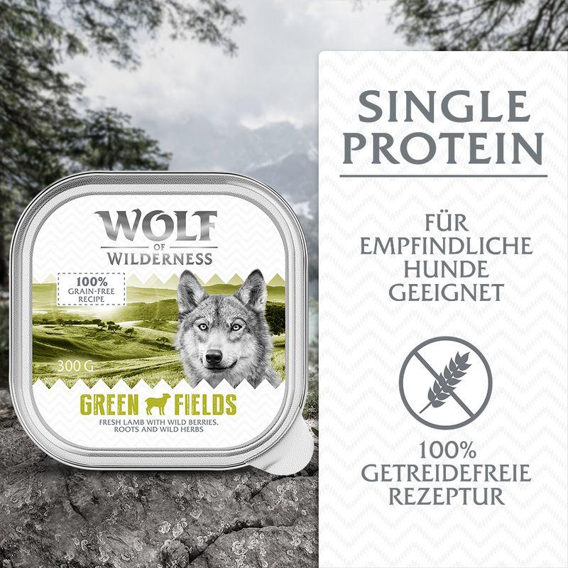 zooplus Wolf of Wilderness Adult - Single Protein 6 / 24 x 300 g Schale kaufen