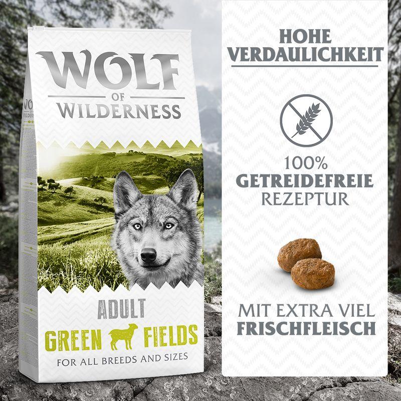 zooplus Wolf of Wilderness Adult Green Fields Lamm - getreidefrei kaufen