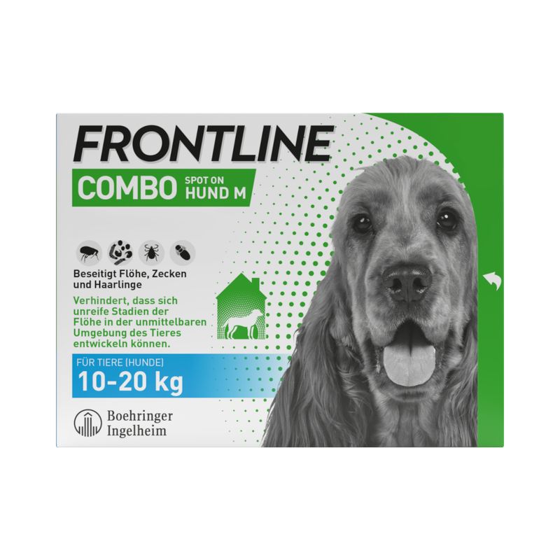 zooplus Frontline® Combo Spot-on Hund M (10 - 20 kg) kaufen Limitierter Zeitrabatt