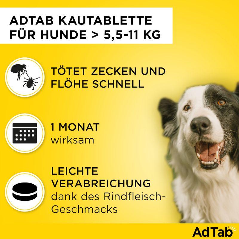 zooplus AdTab Kautabletten für mittelgroße Hunde von 5 5 bis 11 kg kaufen Sonderangebot