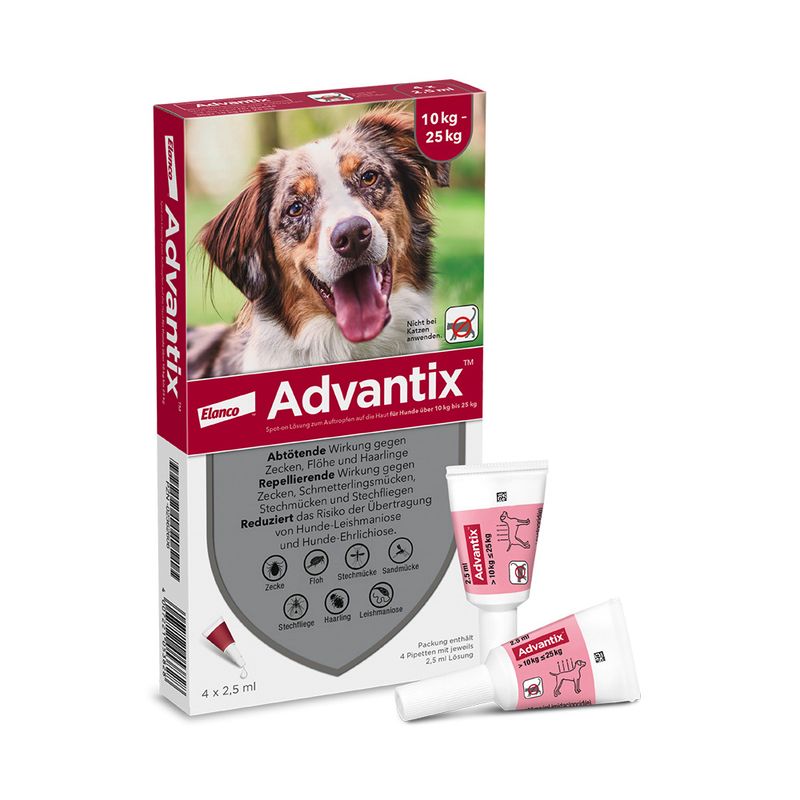 zooplus Advantix® 250 Spot-on für Hunde von 10 bis 25 kg kaufen Großer Ausverkauf
