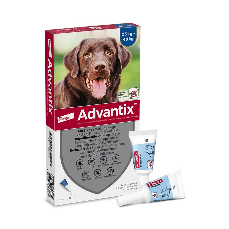 zooplus Advantix® 400 Spot-on für Hunde von 25 bis 40 kg kaufen Begrenztes Angebot