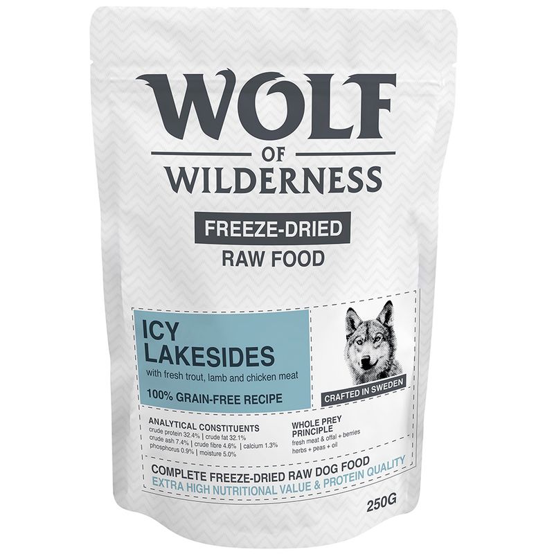 zooplus Wolf of Wilderness gefriergetrocknetes Rohfutter 250 g kaufen Online Shopping
