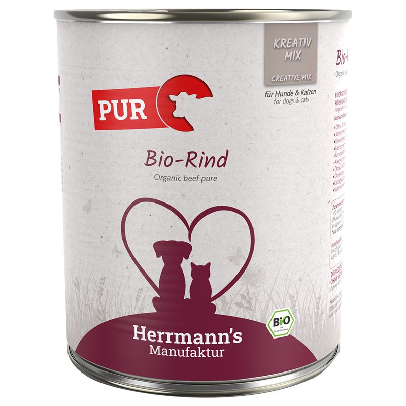 zooplus Herrmann's Bio-Reinfleisch 6 x 800 g kaufen Weihnachtsangebot