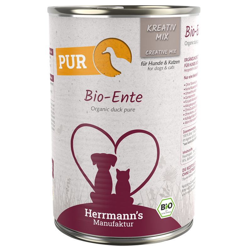 zooplus Herrmann´s Kreativ-Mix Reinfleisch 6 x 400 g kaufen Osterangebot