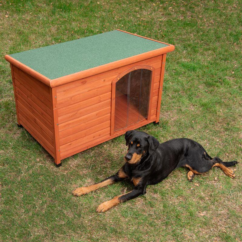 zooplus Hundehütte Woody Flachdach kaufen Saisonale Angebote