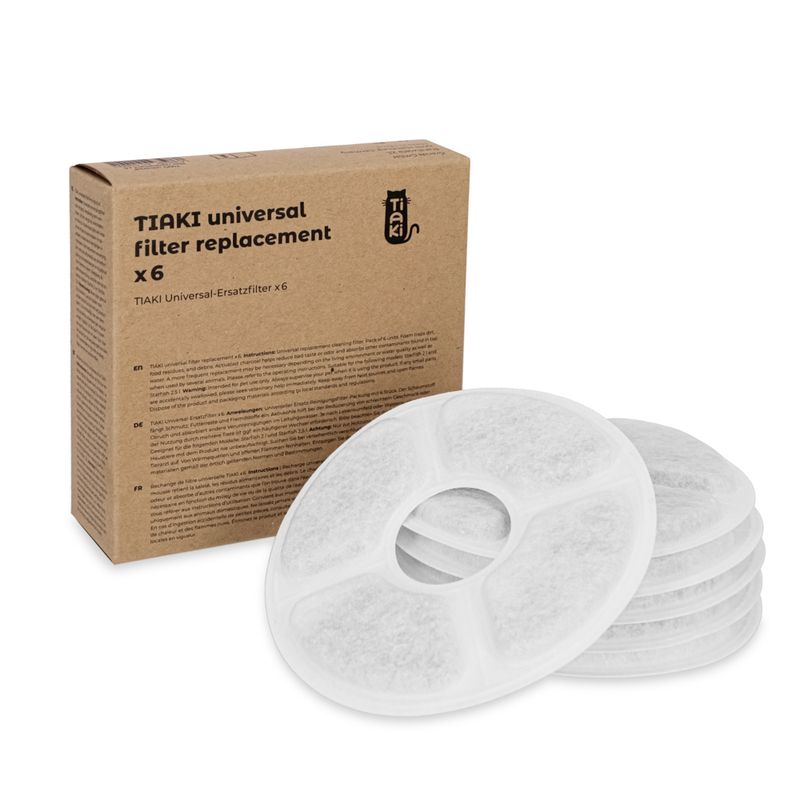 zooplus TIAKI Universal-Ersatzfilter für Trinkbrunnen kaufen Bis zu 50% Rabatt