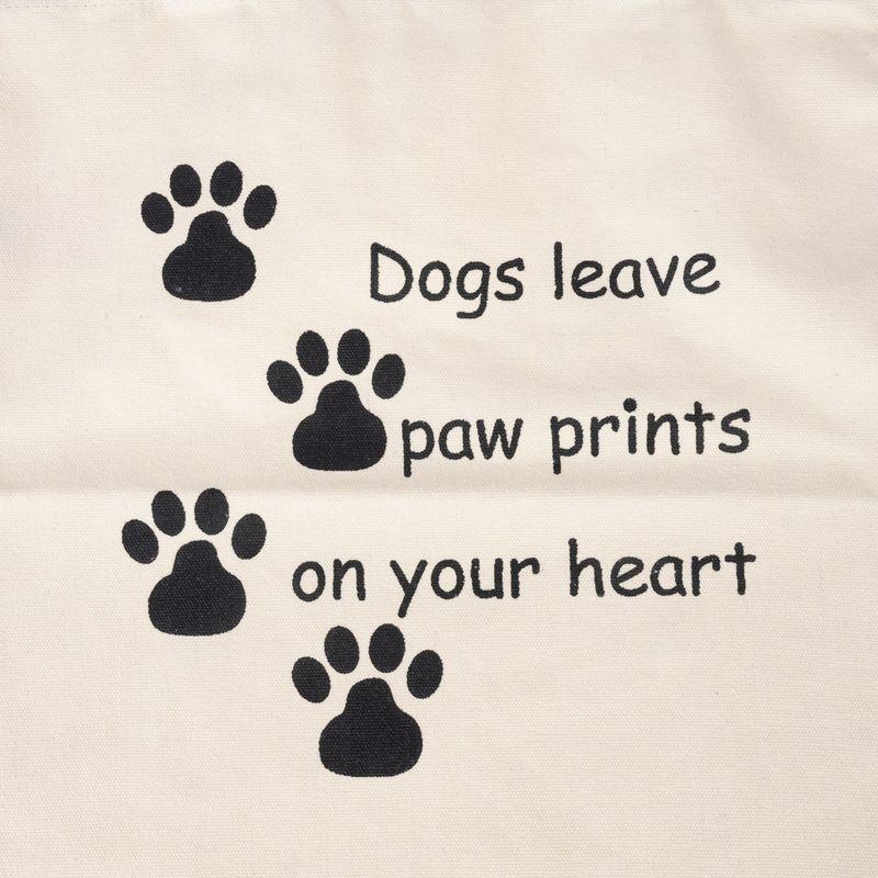 zooplus TIAKI Tragetasche Dogs Leave Paw Prints On Your Heart kaufen Nur noch ein Tag übrig