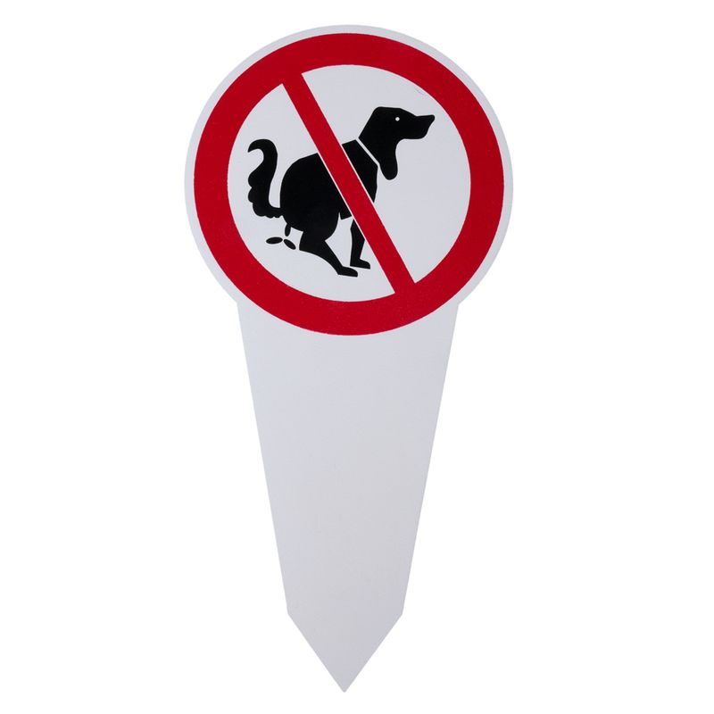 zooplus TIAKI Rasenschild Hier Kein Hundeklo kaufen
