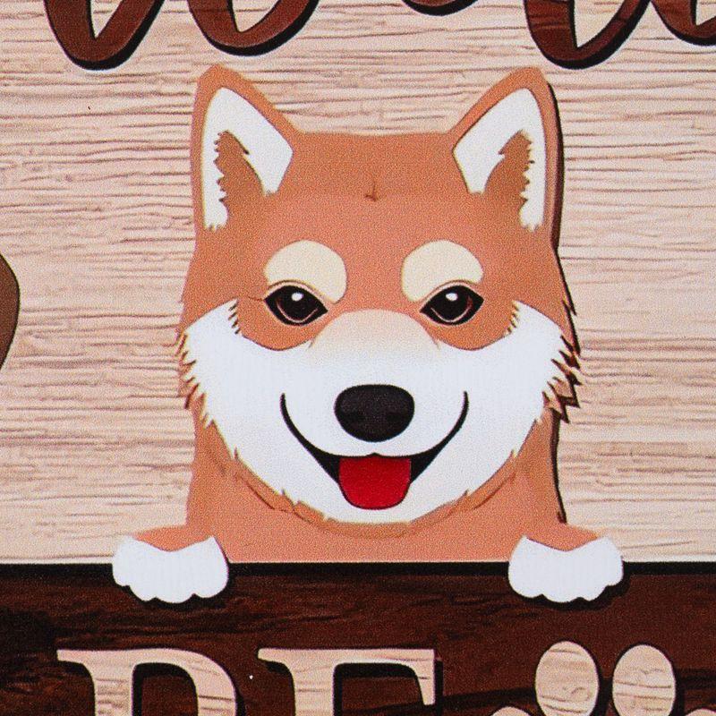 zooplus TIAKI Türschild Dogs Welcome - People Tolerated kaufen Riesige Rabatte