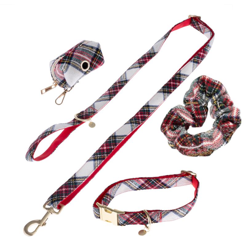 zooplus Nomad Tales Tartan: Halsband Leine Kotbeutelspender Scrunchie kaufen