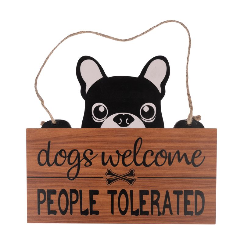 zooplus TIAKI Türschild Dogs Welcome People Tolerated kaufen 2025