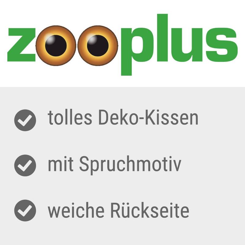 zooplus Kleines Deko-Kissen Reserved for My Best Friend kaufen Auslauf