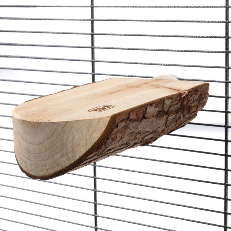 zooplus TIAKI Holzplattform mit Rinde oval kaufen Neueste Mode