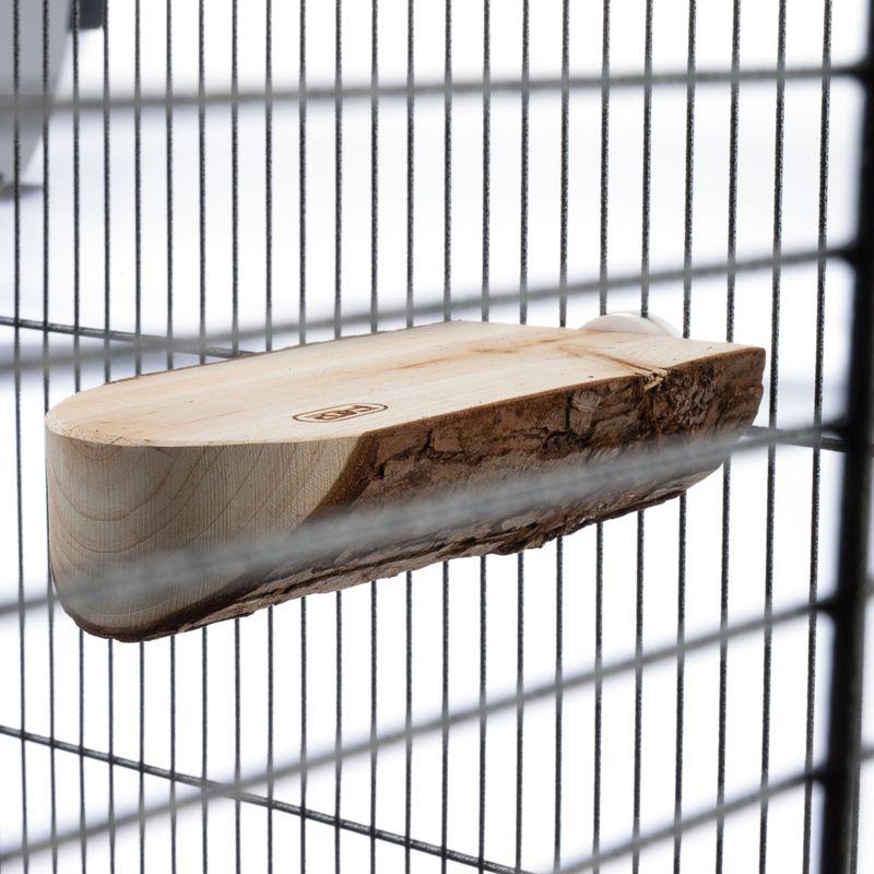 zooplus TIAKI Holzplattform mit Rinde oval kaufen Neueste Mode
