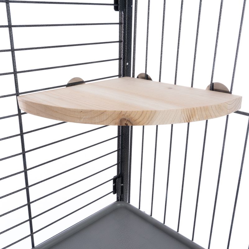 zooplus TIAKI Eckplattform aus Holz für Kleintiere kaufen