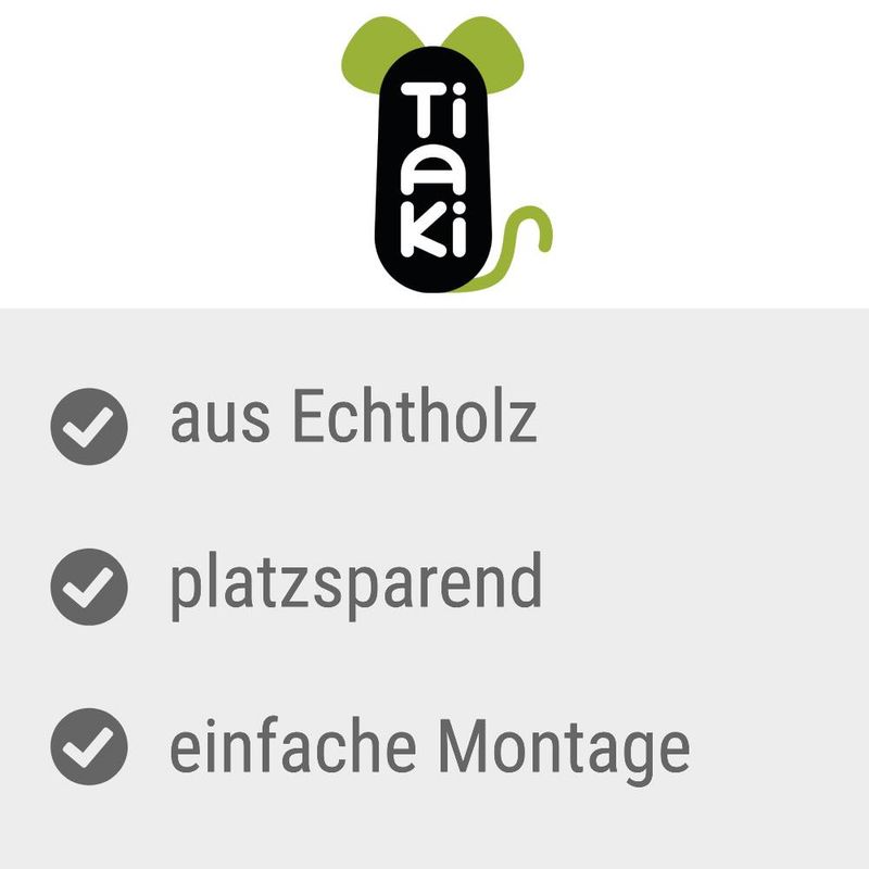 zooplus TIAKI Eckplattform aus Holz für Kleintiere kaufen Saisonale Angebote
