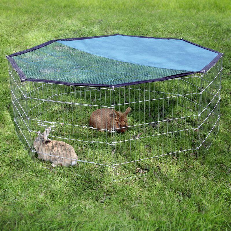 zooplus Kerbl Pet Freigehege 8eckig mit Sonnenschutz kaufen