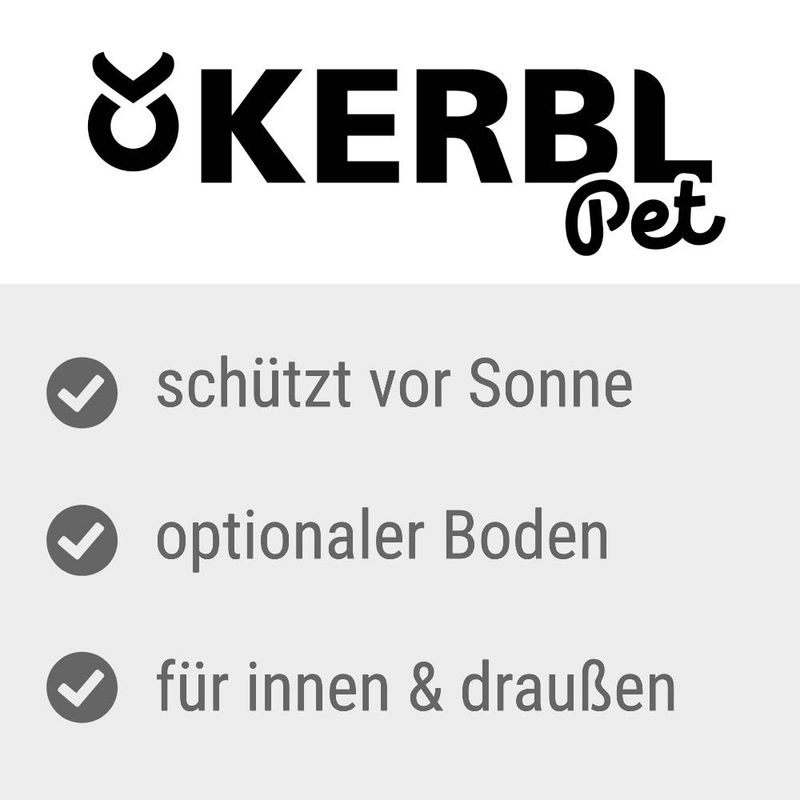 zooplus Kerbl Pet Freigehege 8eckig mit Sonnenschutz kaufen Nur für heute