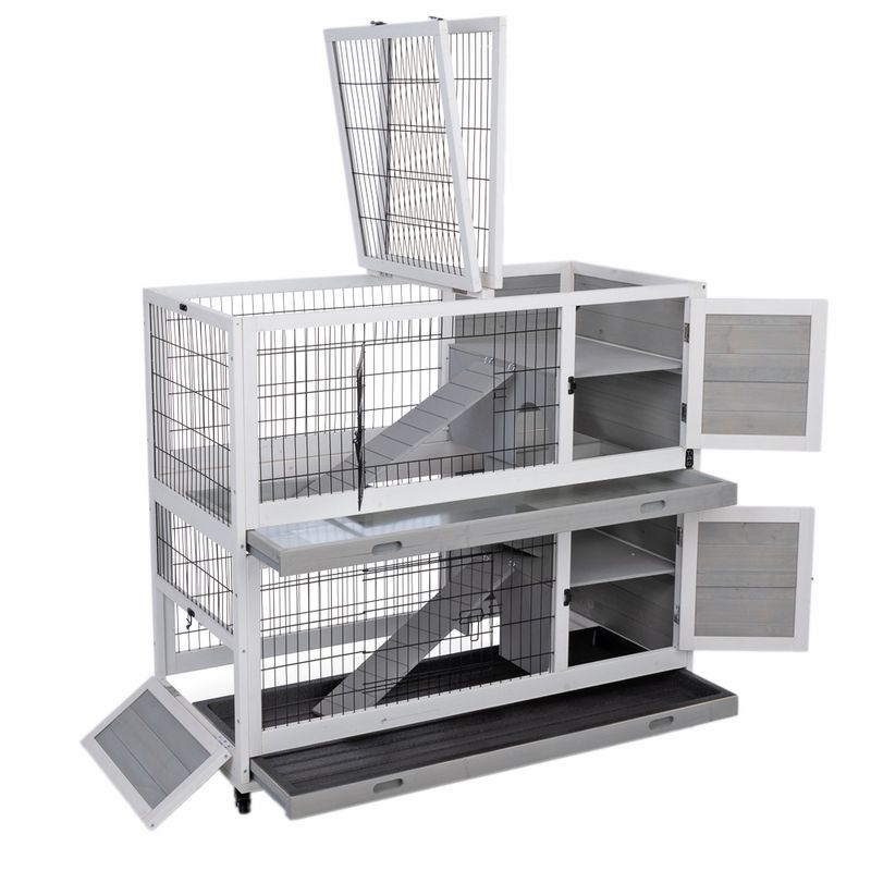 zooplus TIAKI Kaninchengehege für Indoor kaufen Schlussverkauf