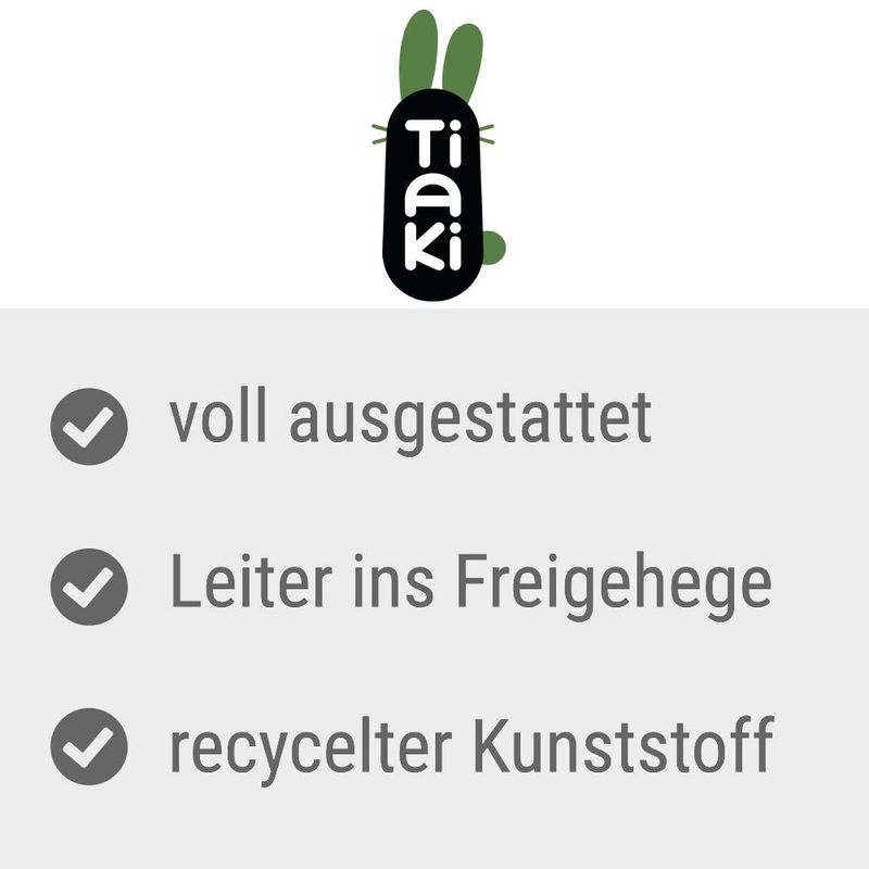 zooplus TIAKI Kleintierheim Maisonette 100 kaufen Limitierter Zeitrabatt
