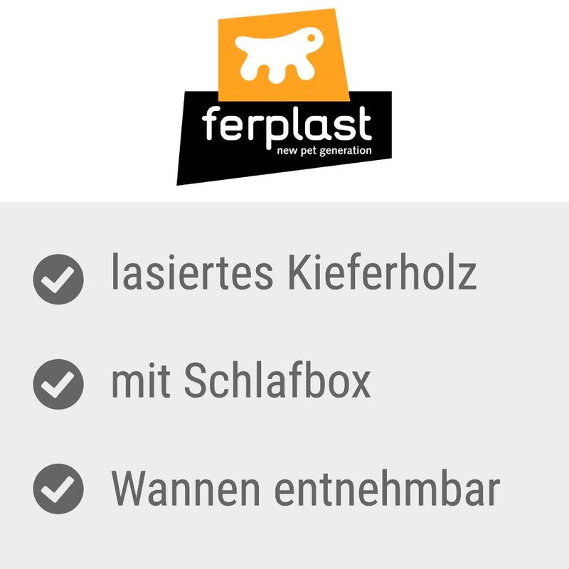 zooplus Ferplast Holzkäfig Cottage Indoor Home kaufen Weihnachtsangebot