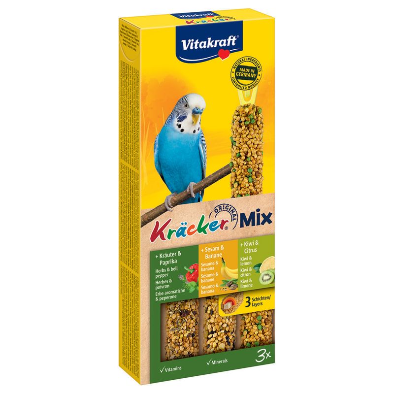zooplus Vitakraft Kräcker Wellensittiche Trio-Mix kaufen