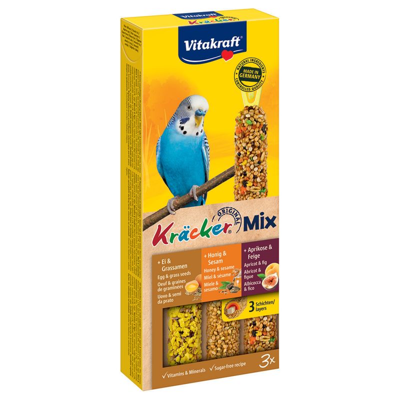 zooplus Vitakraft Kräcker Wellensittiche Trio-Mix kaufen Saisonale Angebote