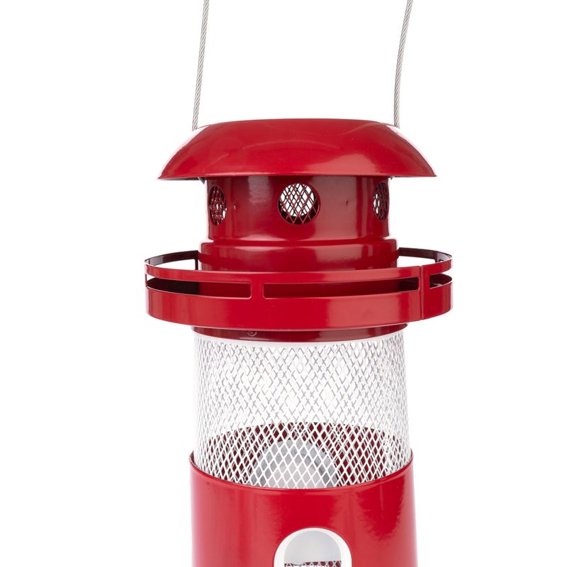 zooplus TIAKI Vogelfutterspender Leuchtturm aus Metall kaufen Online
