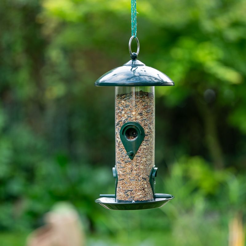 zooplus TIAKI Futterspender für Wildvögel aus Metall kaufen Auslauf