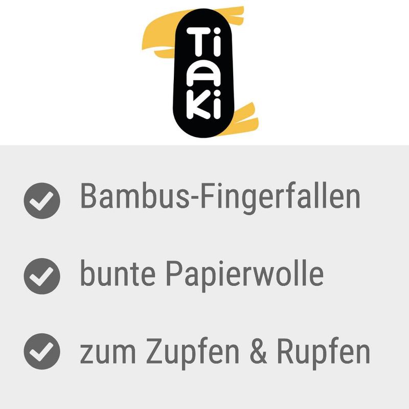 zooplus TIAKI Schredderspielzeug aus Bambus und Papier kaufen Lagerräumung