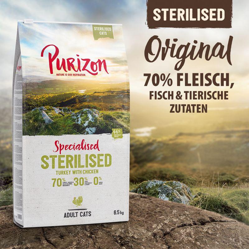 zooplus Purizon Sterilised Adult Truthahn & Huhn - getreidefrei kaufen Zeitbegrenzte Promotion