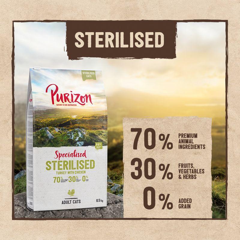 zooplus Purizon Sterilised Adult Truthahn & Huhn - getreidefrei kaufen Zeitbegrenzte Promotion