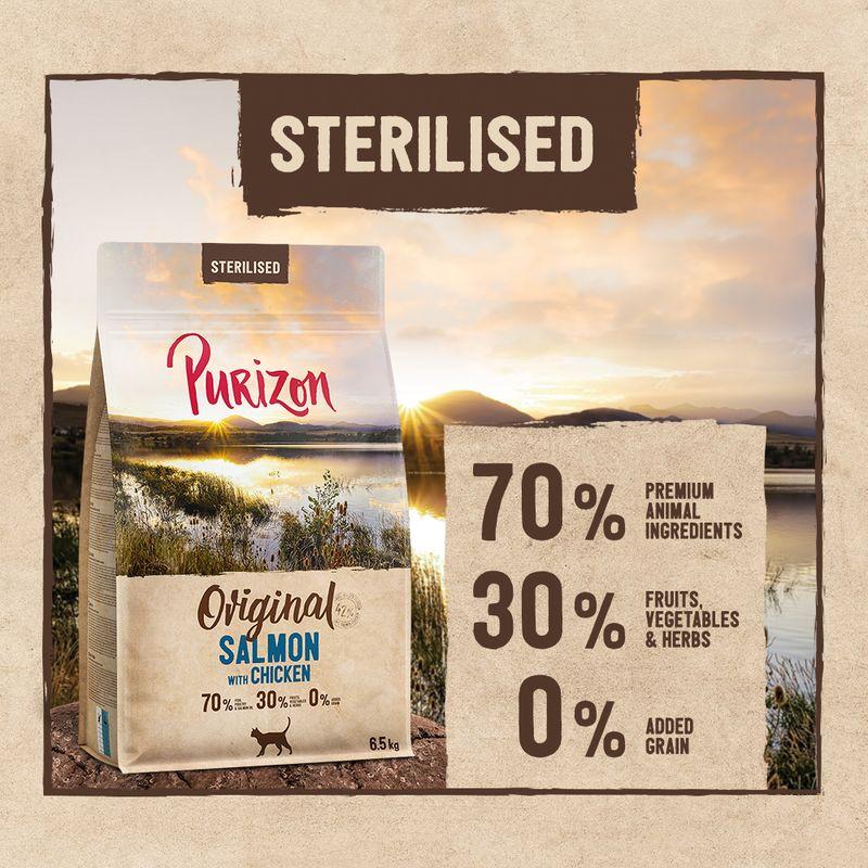 zooplus Purizon Sterilised Adult Lachs mit Huhn - getreidefrei kaufen Bis zu 65% Rabatt