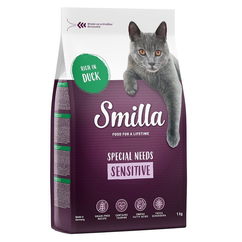 zooplus Smilla Adult getreidefreie Rezeptur Sensitive Ente kaufen Nur für heute