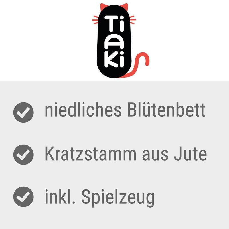 zooplus TIAKI Nature Kratzbaum Blossom kaufen Super Rabatt