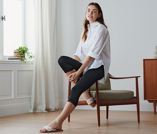 tchibo 3/4-Leggings mit Spitzenborte online bestellen bei Tchibo 662437