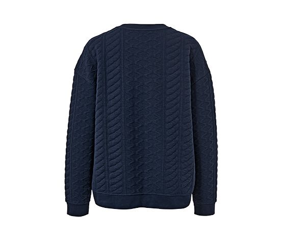 tchibo Sweatshirt mit Zopfmuster online bestellen bei Tchibo 670849 Black Friday Preise