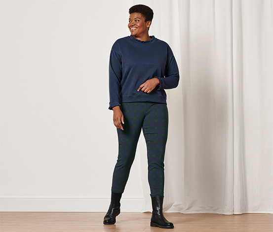 tchibo Sweatshirt mit Strickdetails online bestellen bei Tchibo 651067 Sonderangebote