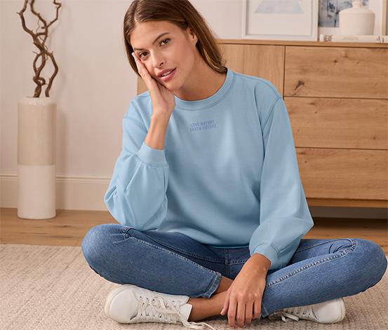 tchibo Sweatshirt mit Statement-Print online bestellen bei Tchibo 627756 Günstiger Verkauf