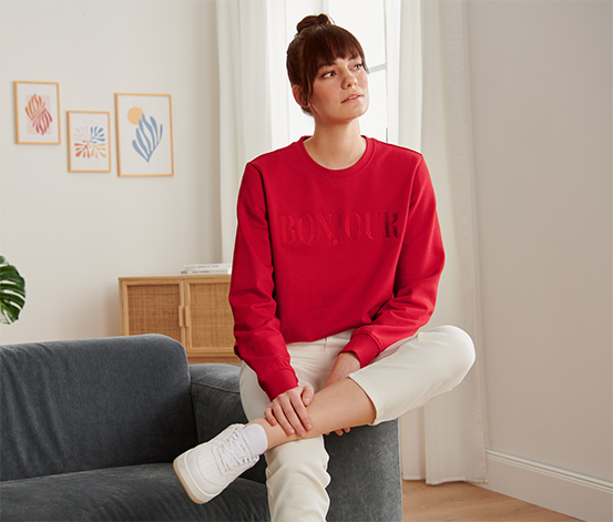 tchibo Sweatshirt mit Stickerei online bestellen bei Tchibo 642601 Super Rabatt
