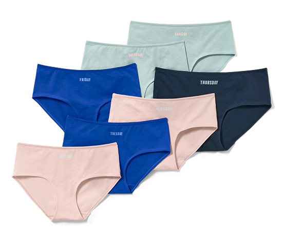 tchibo 7 Pantys mit Wochentagen online bestellen bei Tchibo 682246 Saisonschlussverkauf
