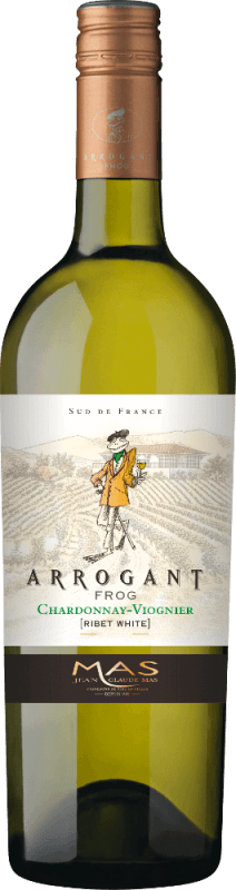 vinello Ribet White Chardonnay Viognier - Arrogant Frog