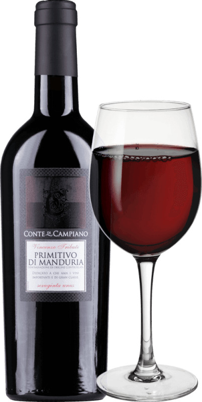 vinello Primitivo di Manduria DOC - Conte di Campiano Letzte 3 Tage