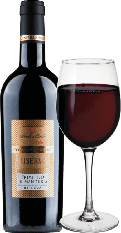 vinello Primitivo di Manduria Riserva DOC - Conte di Campiano Exklusive Angebote