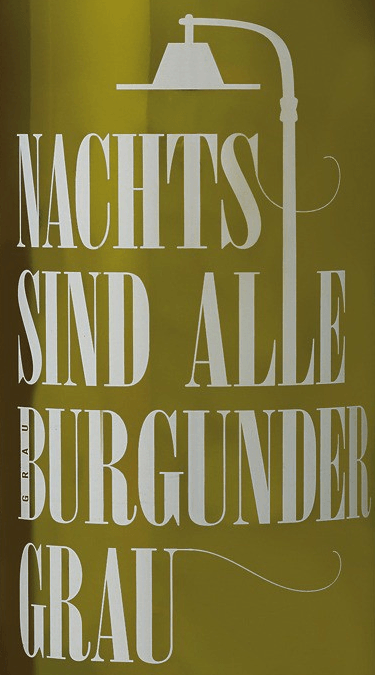 vinello Grauburgunder NACHTS SIND ALLE BURGUNDER GRAU trocken - Markus Pfaffmann Discount Store für neue Produkte