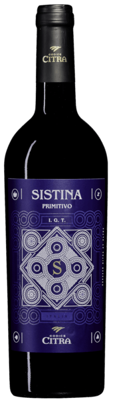 vinello Sistina Primitivo Terre di Chieti IGT - Codice Citra Letzte 3 Tage