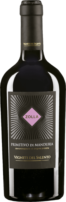 vinello Zolla Primitivo di Manduria DOP - Vigneti del Salento Große Rabatte